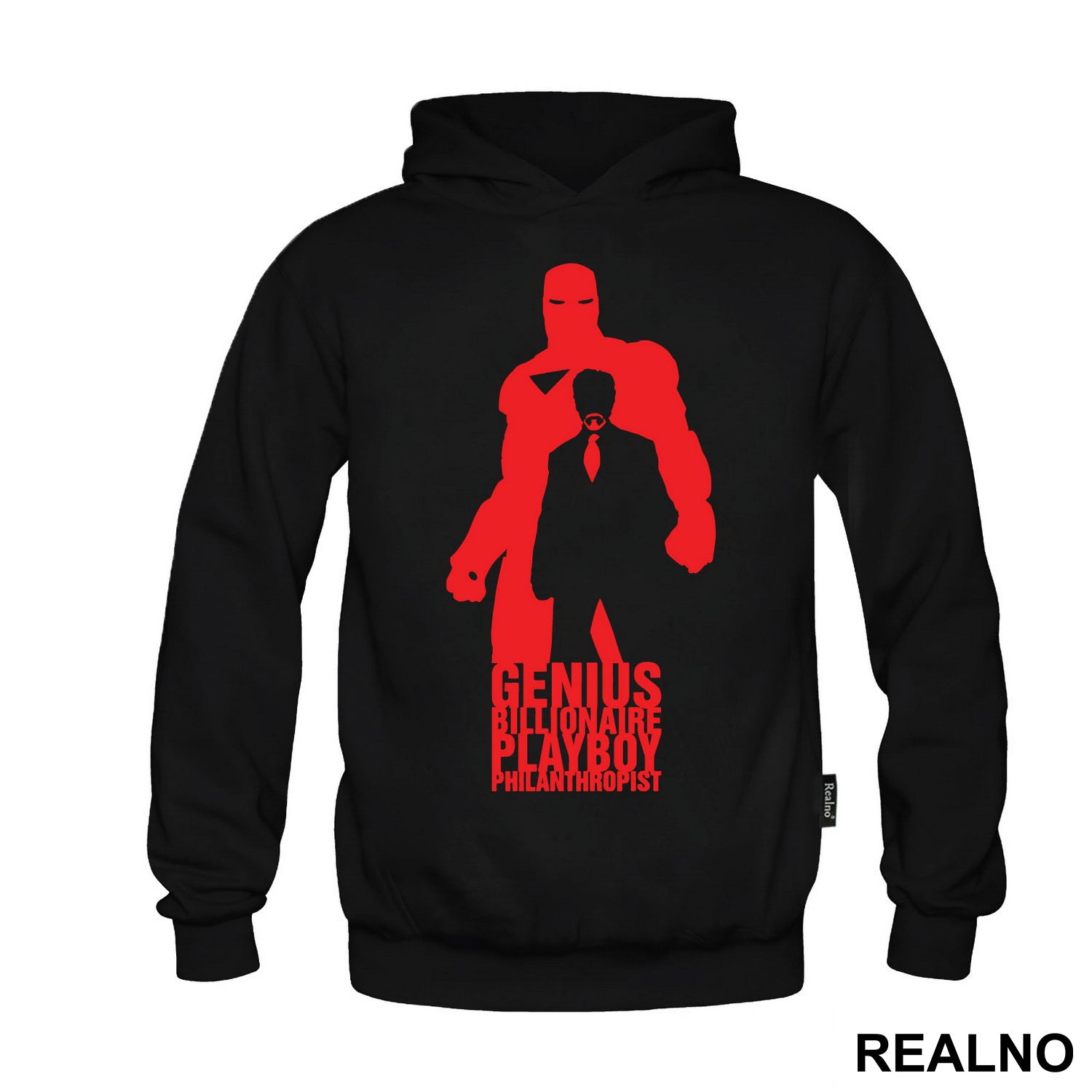 Genius, Billionaire, Playboy, Philanthropist - Red - Iron Man - Majica