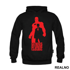 Genius, Billionaire, Playboy, Philanthropist - Red - Iron Man - Majica