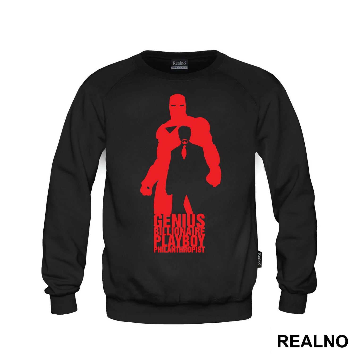 Genius, Billionaire, Playboy, Philanthropist - Red - Iron Man - Majica