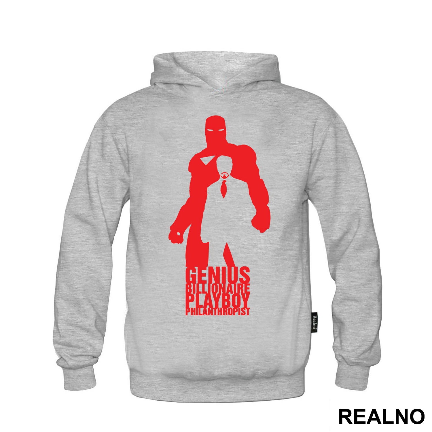 Genius, Billionaire, Playboy, Philanthropist - Red - Iron Man - Majica