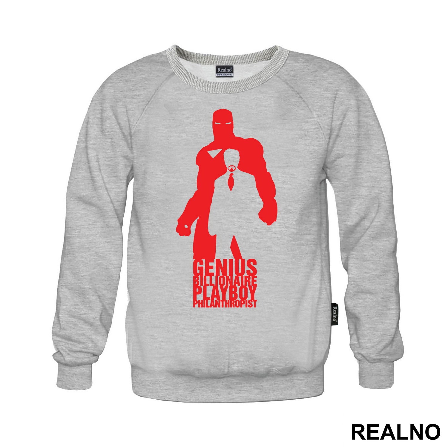 Genius, Billionaire, Playboy, Philanthropist - Red - Iron Man - Majica