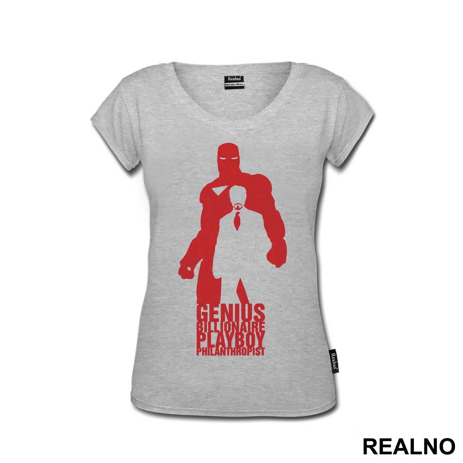 Genius, Billionaire, Playboy, Philanthropist - Red - Iron Man - Majica