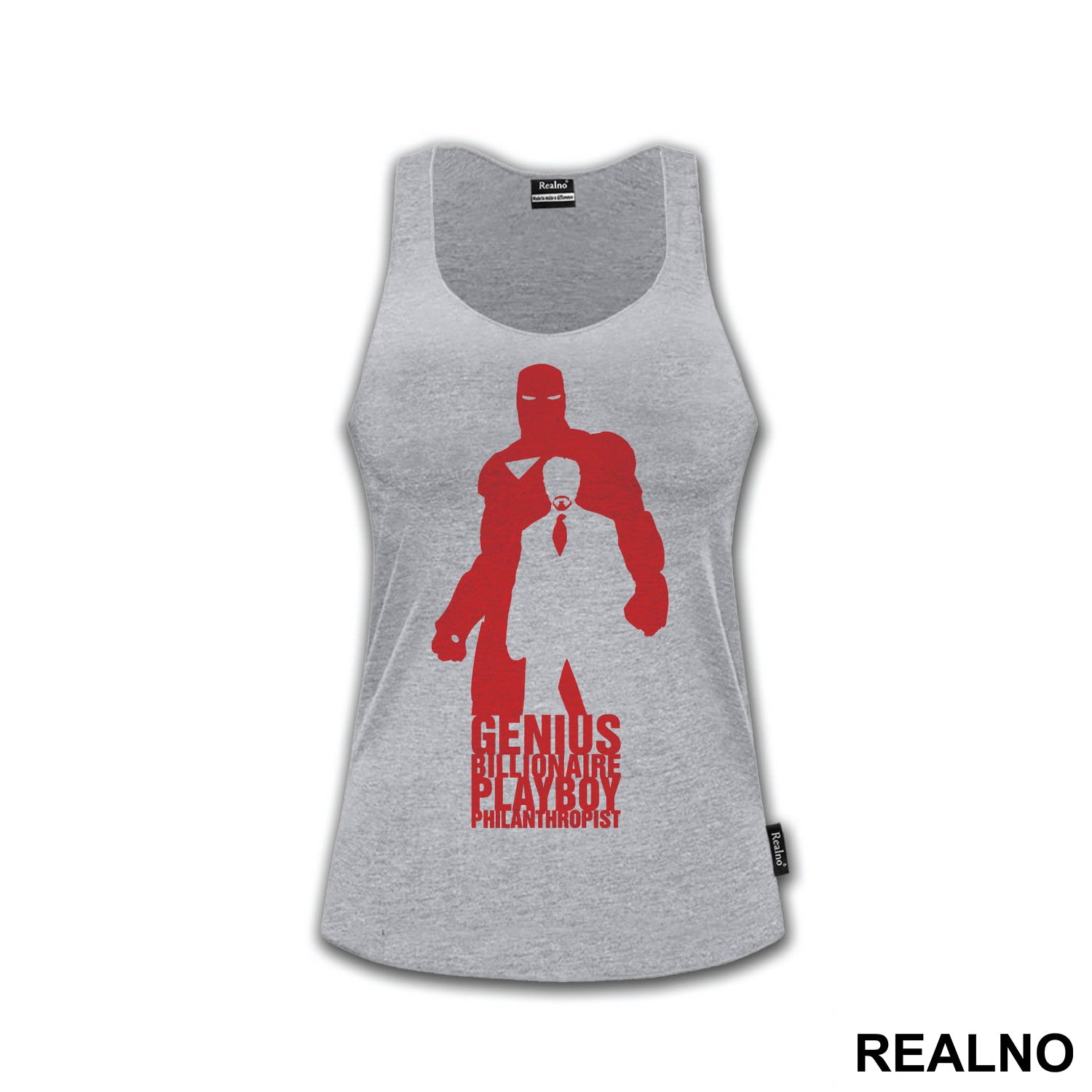 Genius, Billionaire, Playboy, Philanthropist - Red - Iron Man - Majica