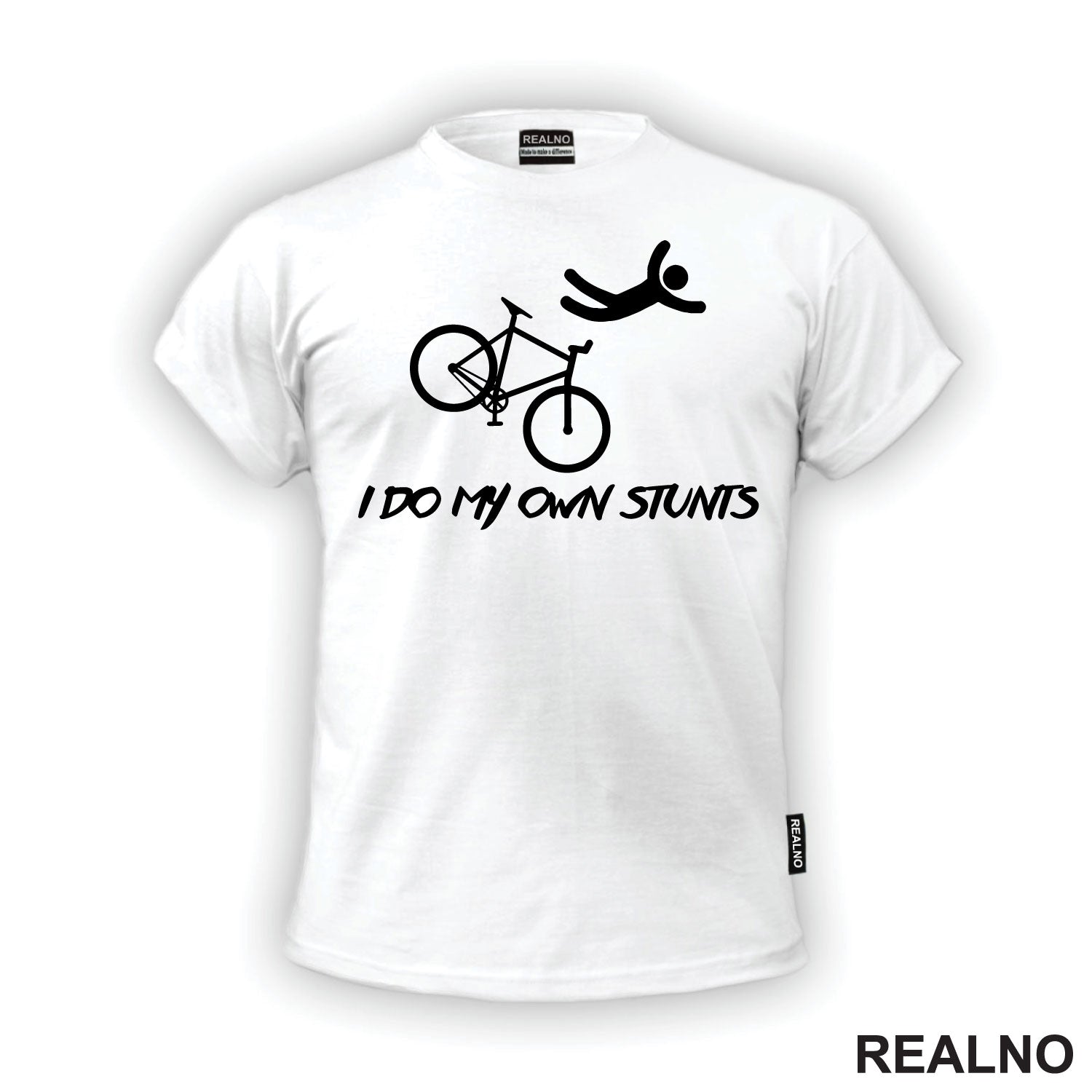 I Do My Own Stunts - Simple - Bickilovi - Bike - Majica