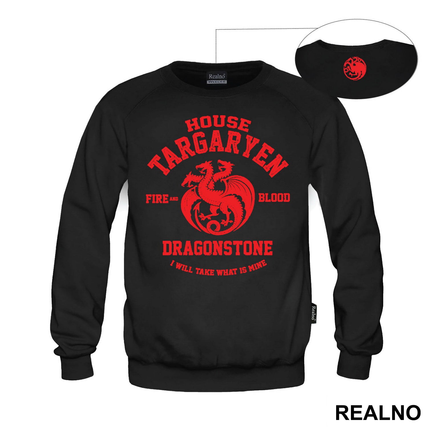 House Targaryen - Fire And Blood - Dragon Stone - I Will Take What Is Mine - Red - House Targaryen - Game Of Thrones - GOT - Majica
