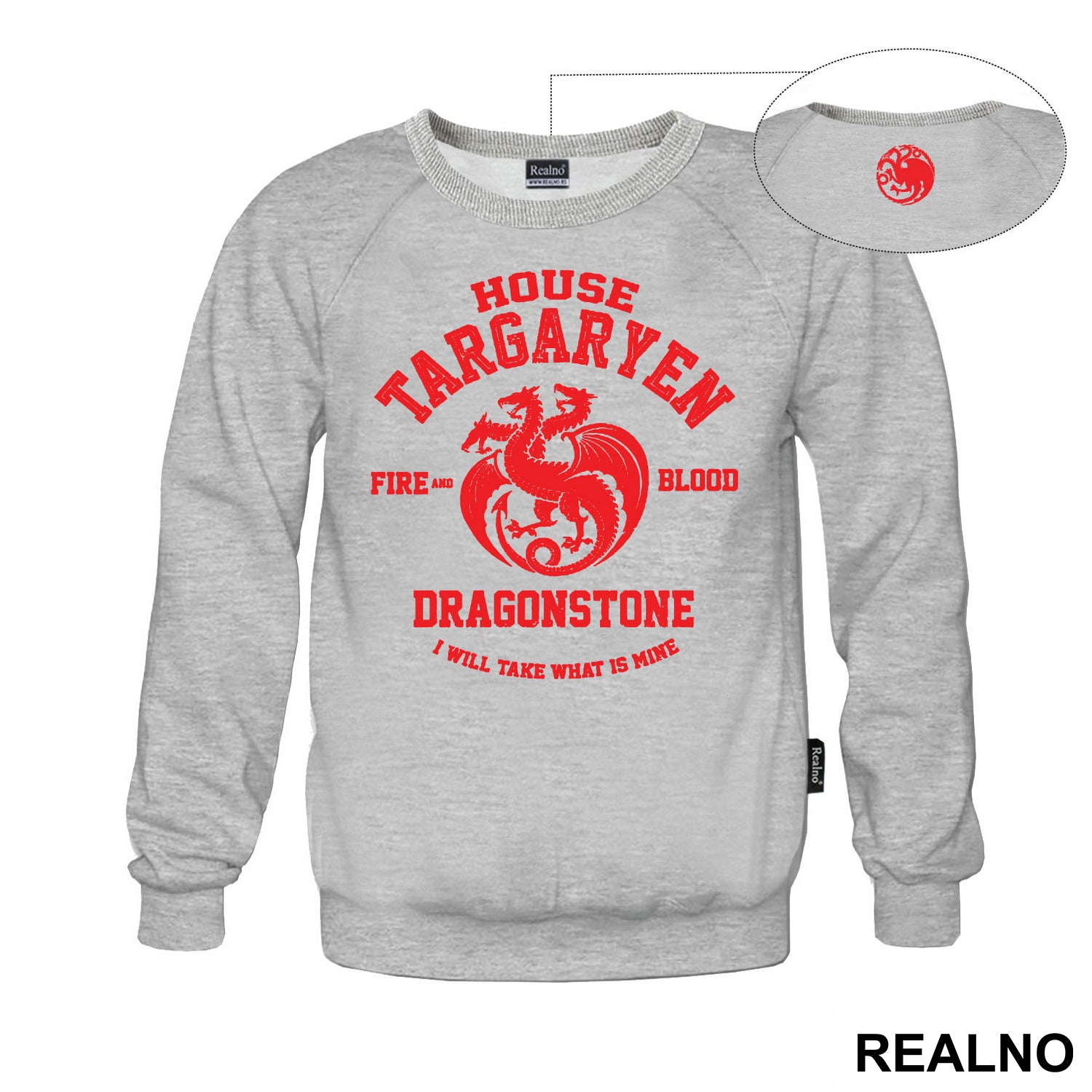 House Targaryen - Fire And Blood - Dragon Stone - I Will Take What Is Mine - Red - House Targaryen - Game Of Thrones - GOT - Majica