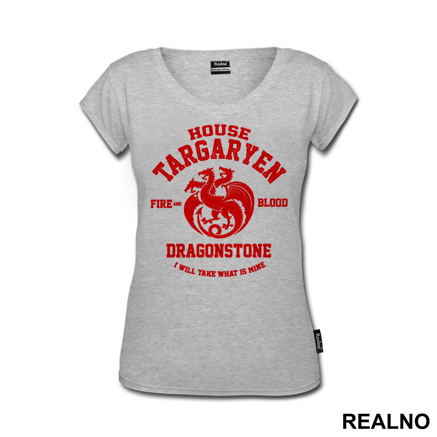 House Targaryen - Fire And Blood - Dragon Stone - I Will Take What Is Mine - Red - House Targaryen - Game Of Thrones - GOT - Majica