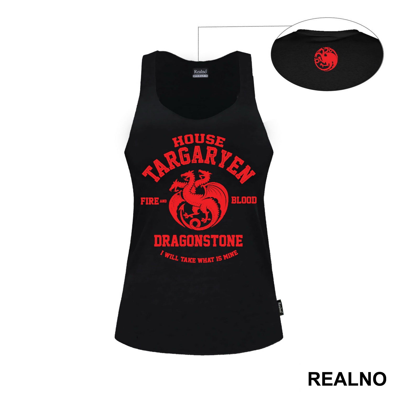 House Targaryen - Fire And Blood - Dragon Stone - I Will Take What Is Mine - Red - House Targaryen - Game Of Thrones - GOT - Majica