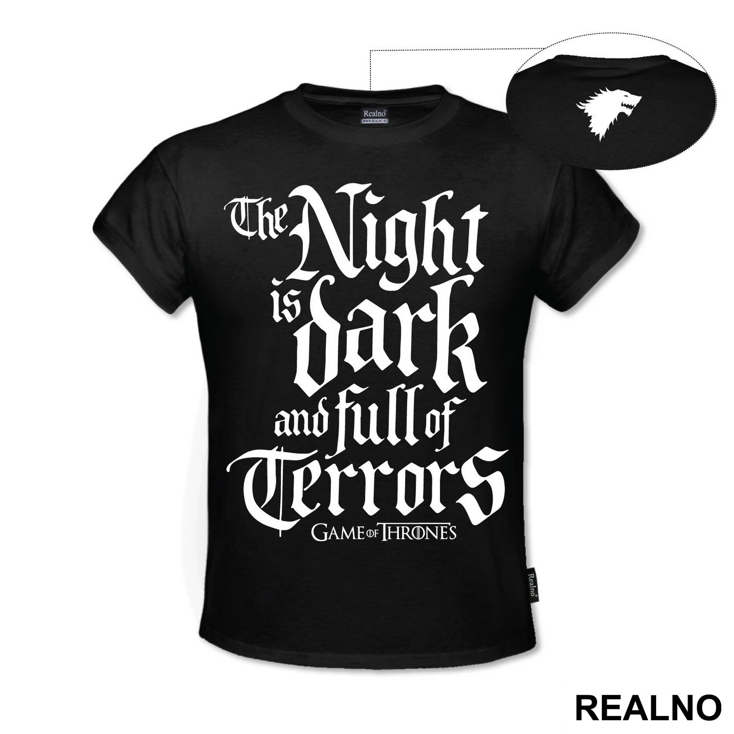 The Night Is Dark And Full Of Terrors - White Walkers - Game Of Thrones - GOT - Majica