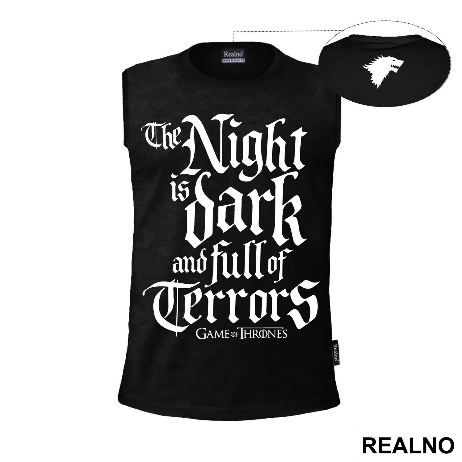 The Night Is Dark And Full Of Terrors - White Walkers - Game Of Thrones - GOT - Majica