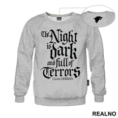 The Night Is Dark And Full Of Terrors - White Walkers - Game Of Thrones - GOT - Majica