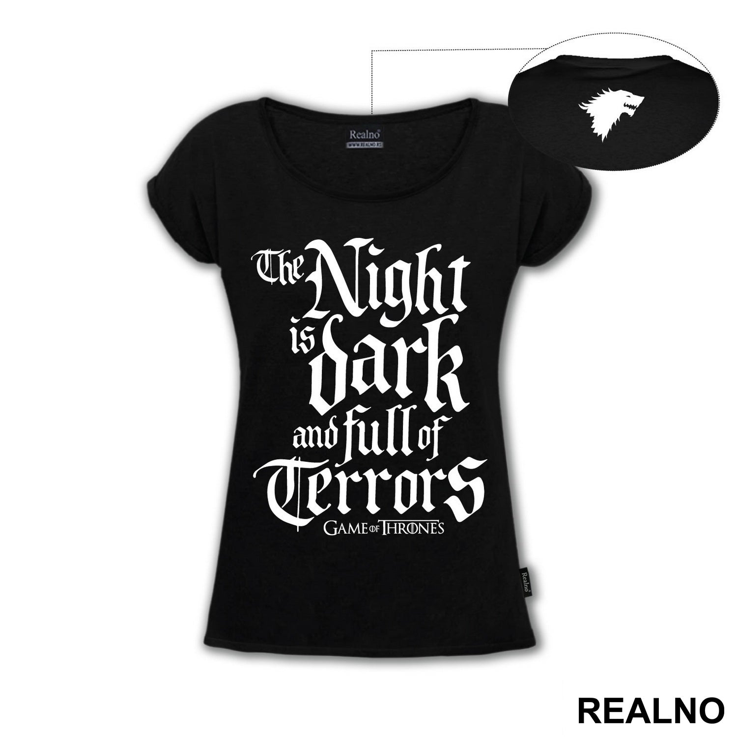 The Night Is Dark And Full Of Terrors - White Walkers - Game Of Thrones - GOT - Majica