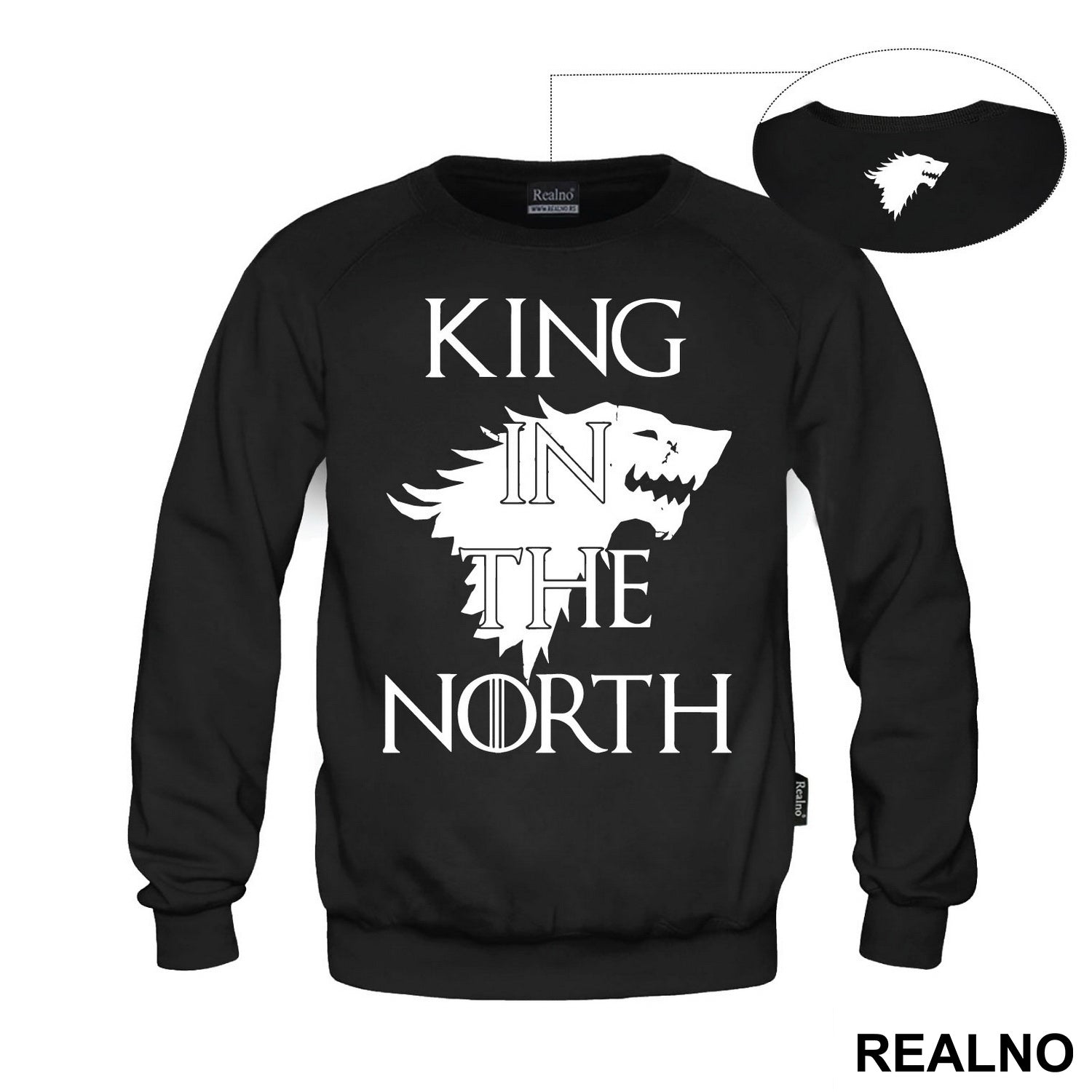 King In The North - House Stark - Game Of Thrones - GOT - Majica