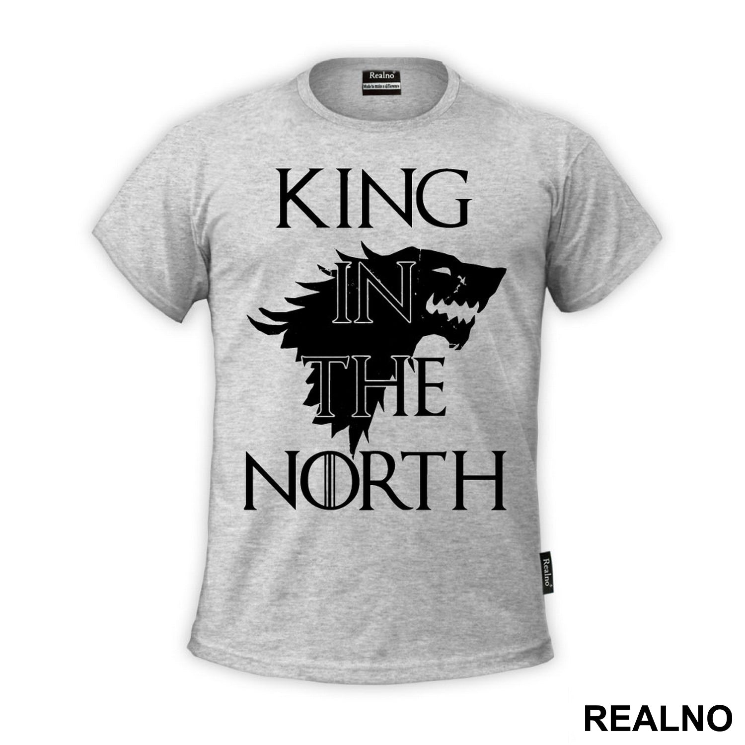 King In The North - House Stark - Game Of Thrones - GOT - Majica