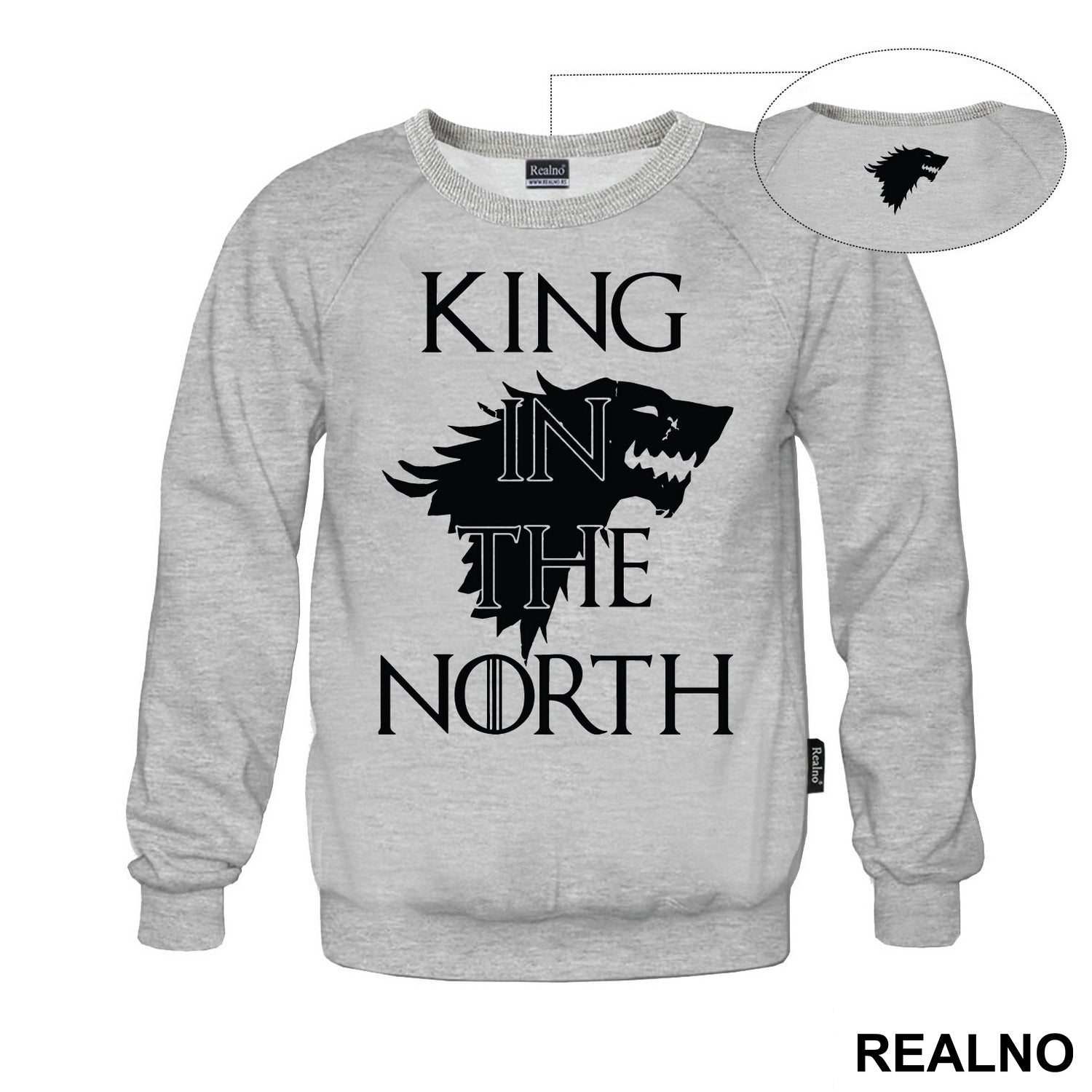 King In The North - House Stark - Game Of Thrones - GOT - Majica