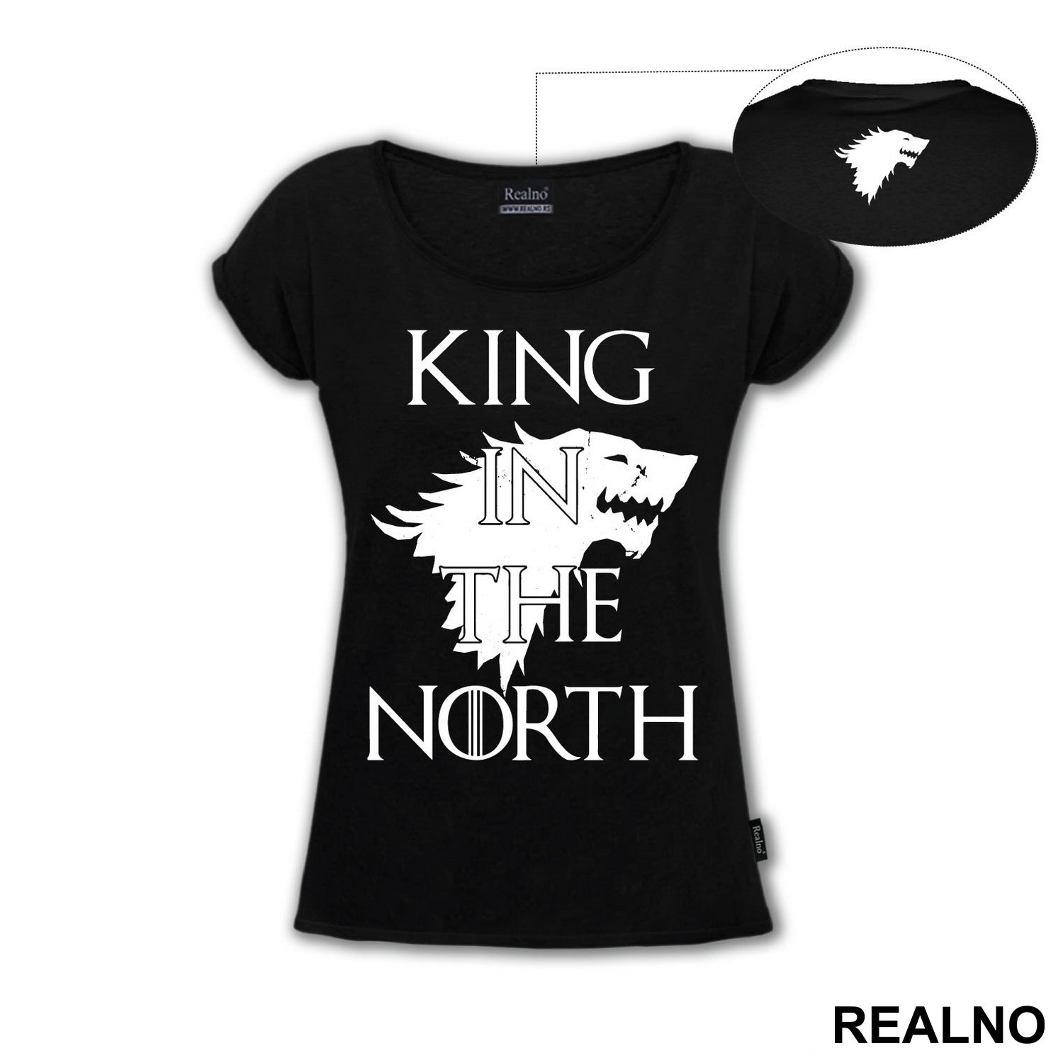 King In The North - House Stark - Game Of Thrones - GOT - Majica
