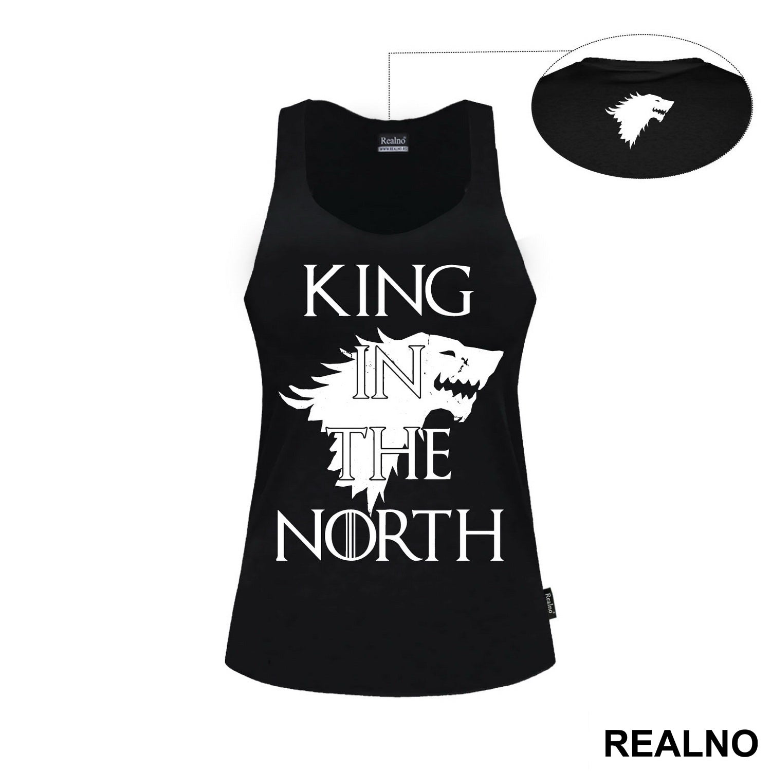 King In The North - House Stark - Game Of Thrones - GOT - Majica