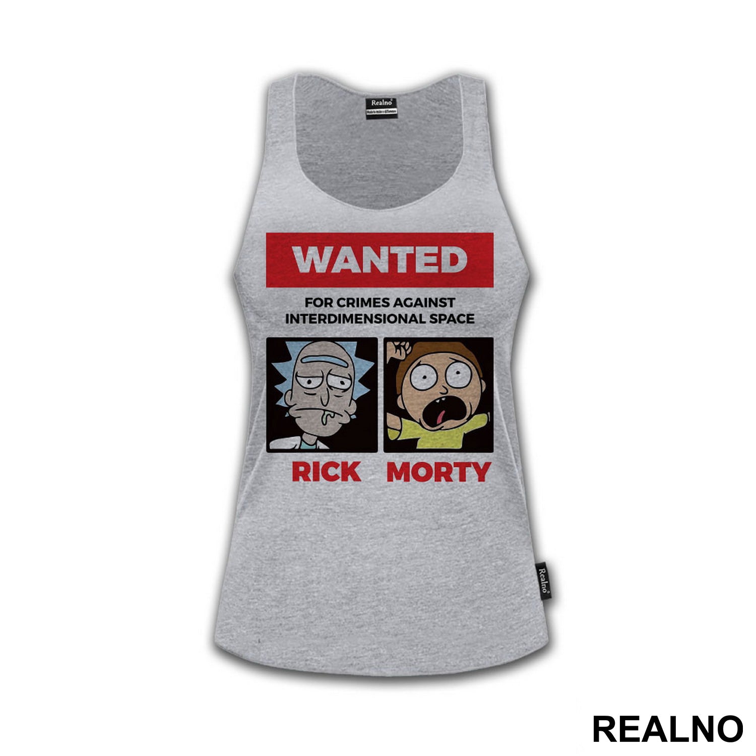 Wanted For Crimes Against Interdimensional Space - Rick And Morty - Majica