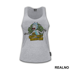 Get Riggity Riggity Wrecked Son - Green - Rick And Morty - Majica