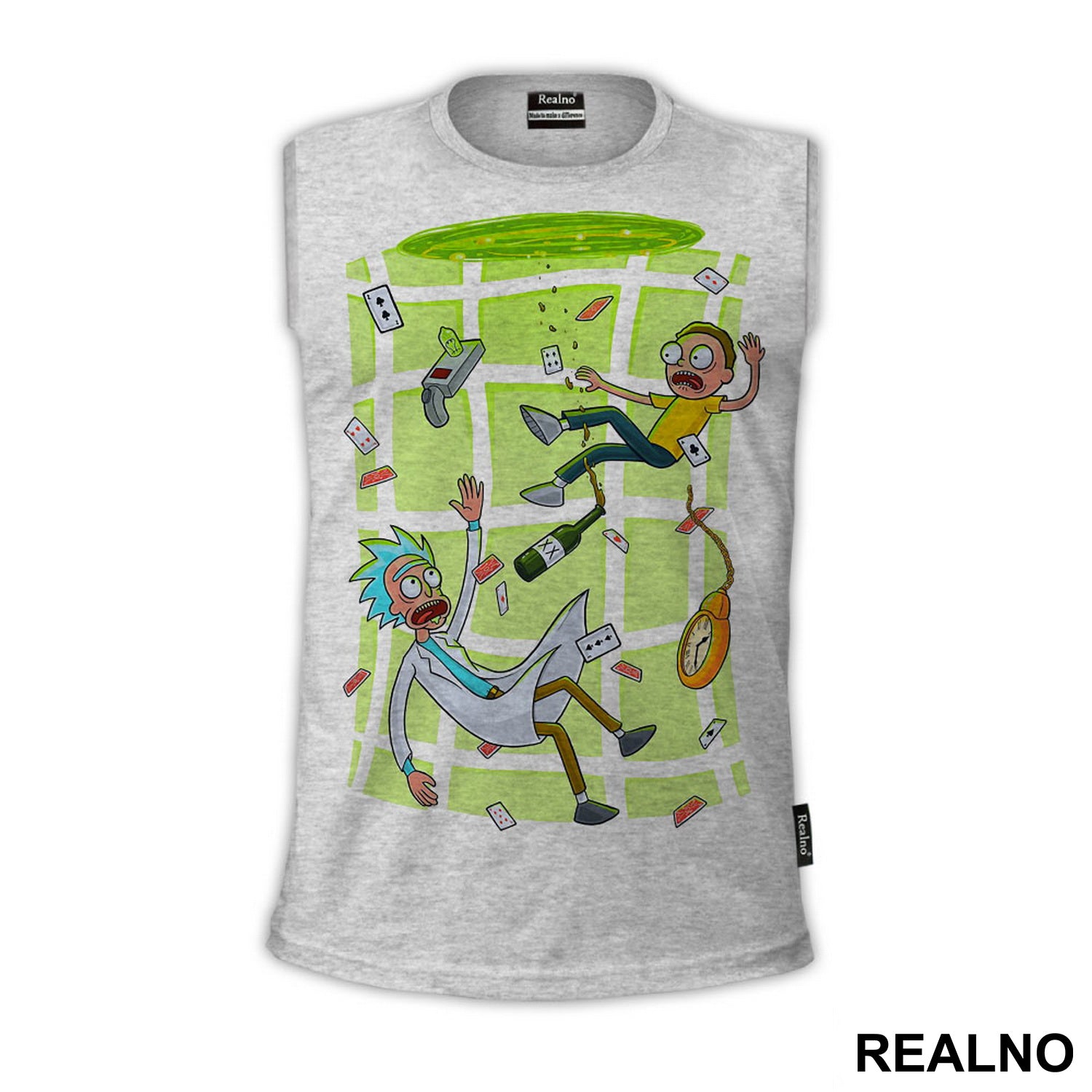 Levitating In A Portal - Rick And Morty - Majica