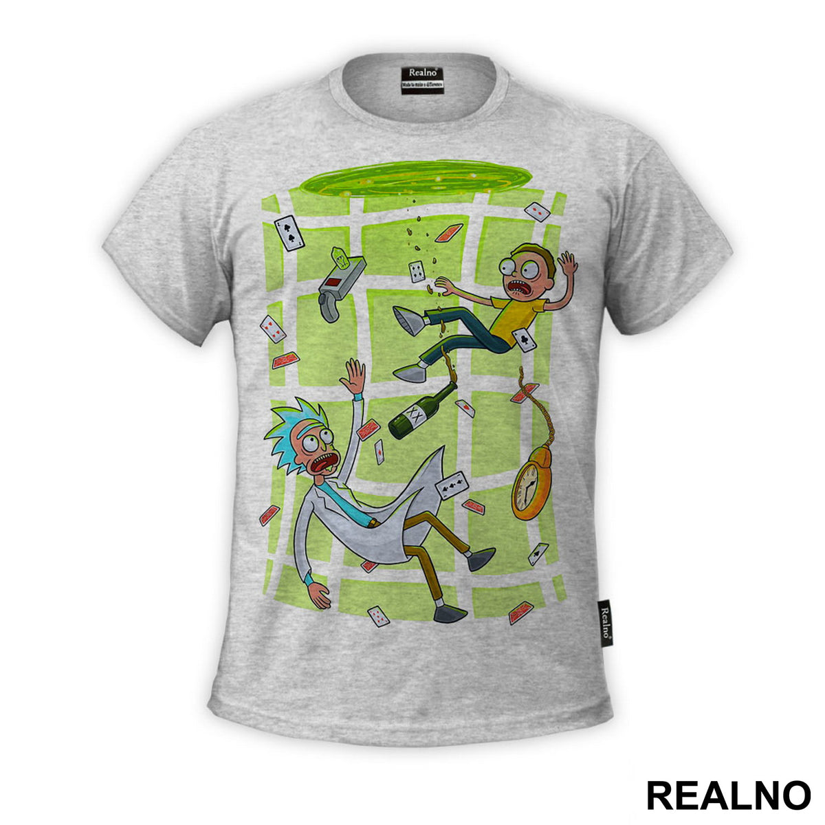 Levitating In A Portal - Rick And Morty - Majica