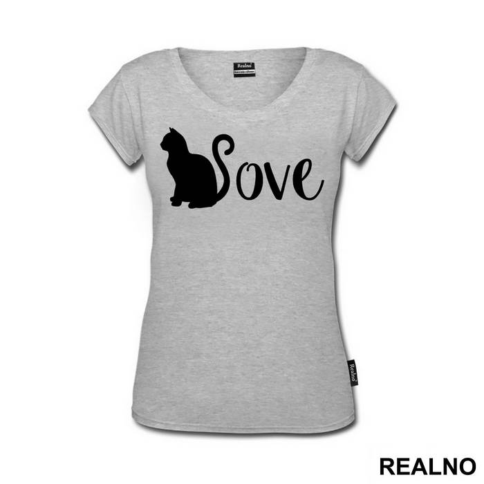 Cat Love - Mačke - Cat - Majica
