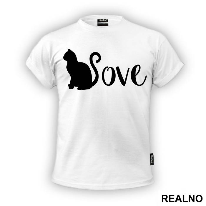 Cat Love - Mačke - Cat - Majica