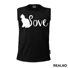 Cat Love - Mačke - Cat - Majica