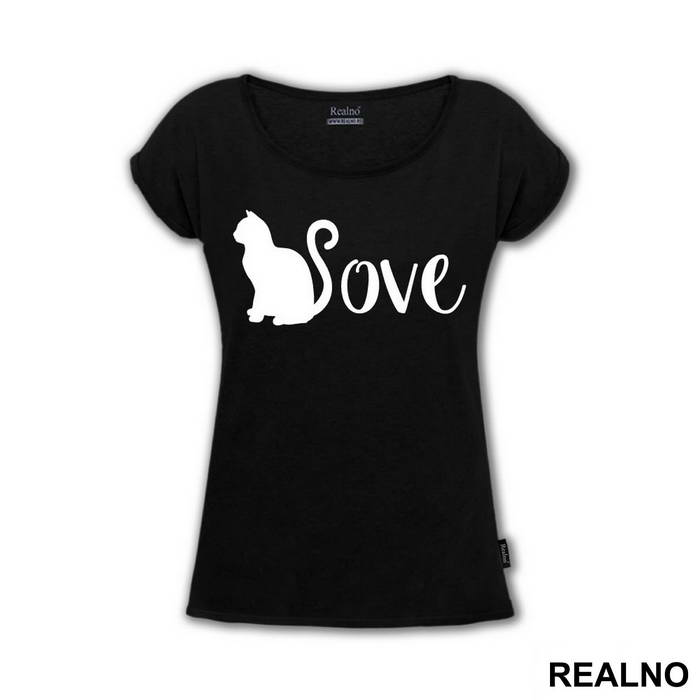Cat Love - Mačke - Cat - Majica