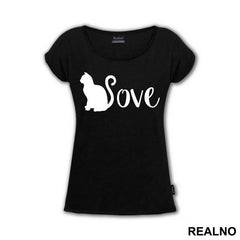 Cat Love - Mačke - Cat - Majica