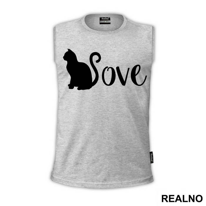 Cat Love - Mačke - Cat - Majica