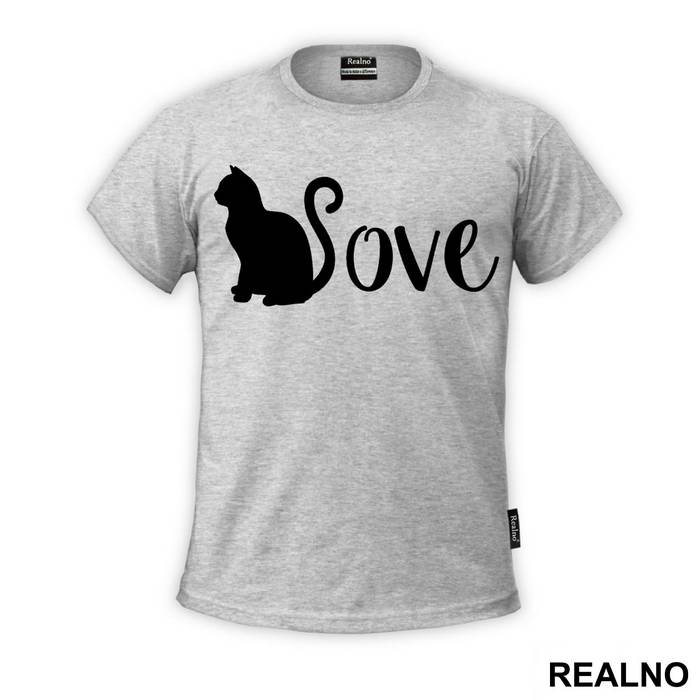 Cat Love - Mačke - Cat - Majica