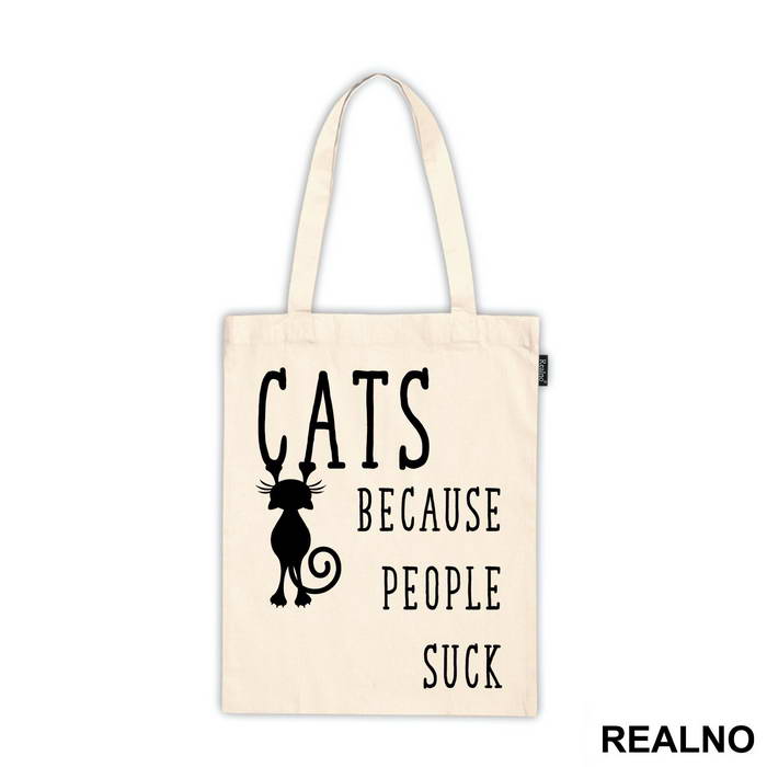 Cats! Because People Suck - Mačke - Cat - Majica