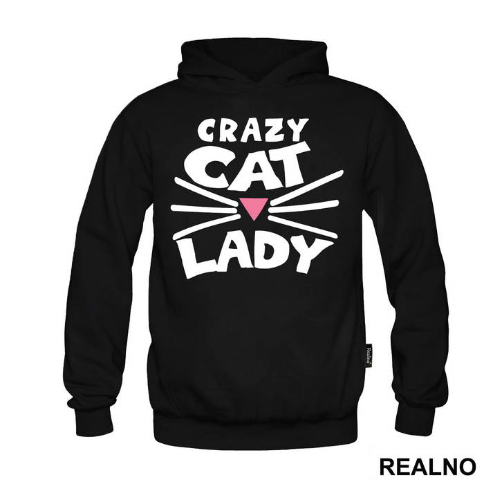 OUTLET Crni muški duks veličine L sa kapiljačom - CAT - 4521 - D