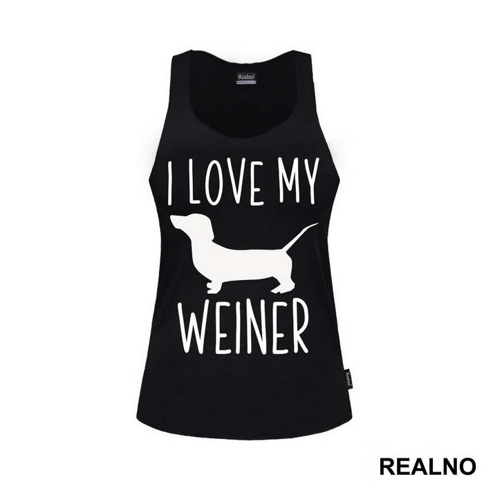 I Love My Weiner - Pas - Dog - Majica