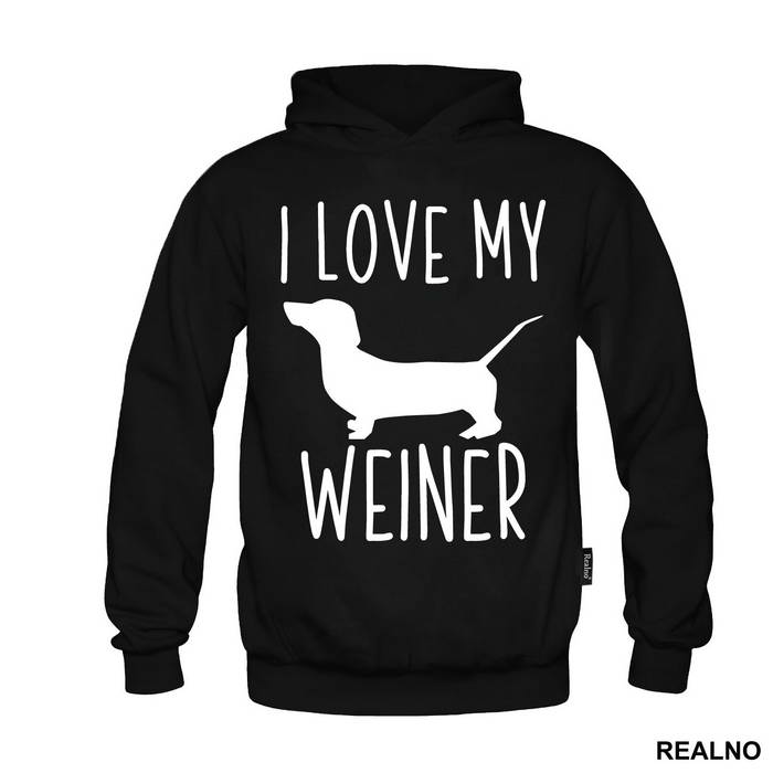I Love My Weiner - Pas - Dog - Majica