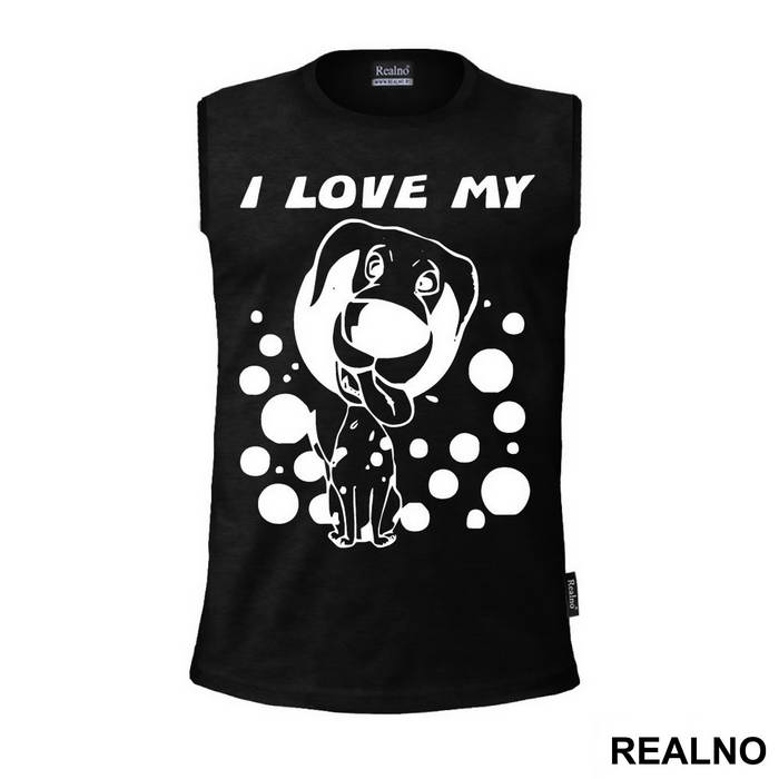 I Love My Dalmatian - Pas - Dog - Majica