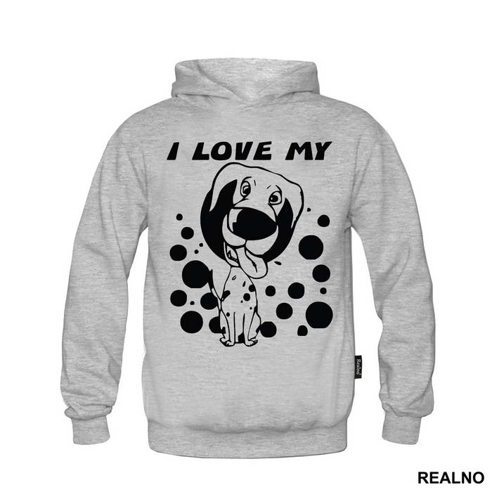 I Love My Dalmatian - Pas - Dog - Majica