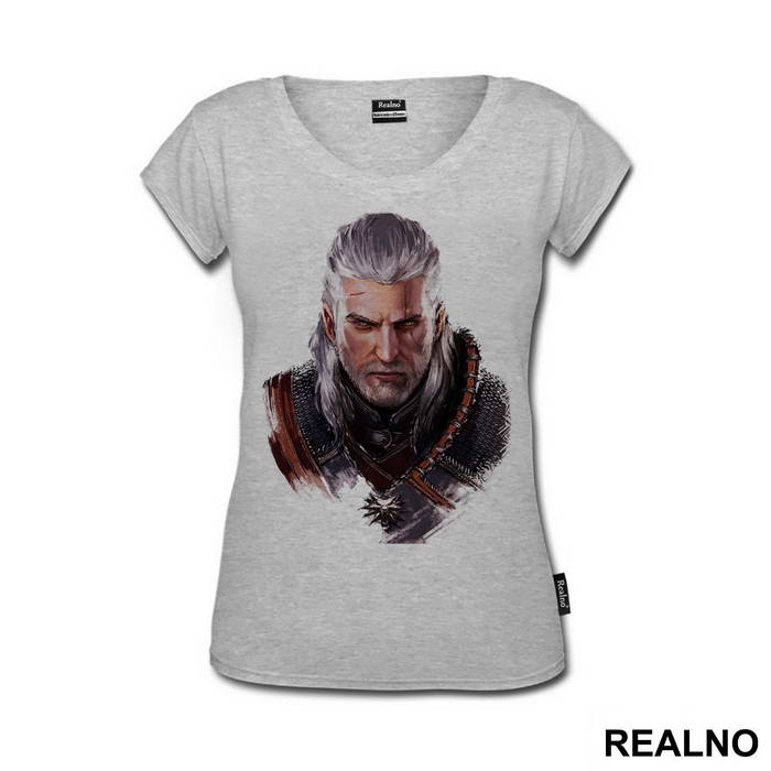 Geralt of Rivia - Drawing - The Witcher - Majica