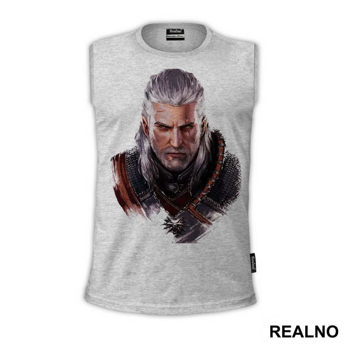 Geralt of Rivia - Drawing - The Witcher - Majica
