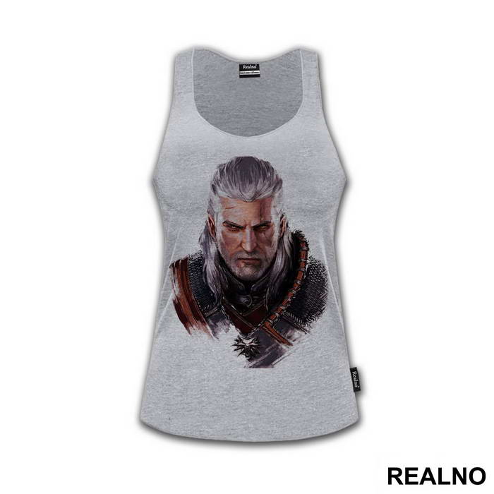 Geralt of Rivia - Drawing - The Witcher - Majica