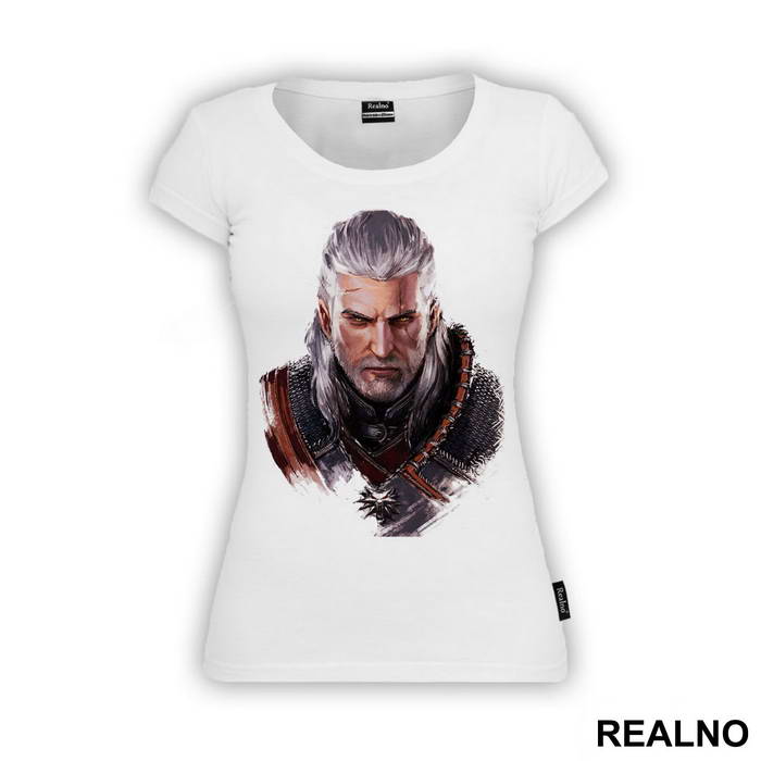 Geralt of Rivia - Drawing - The Witcher - Majica