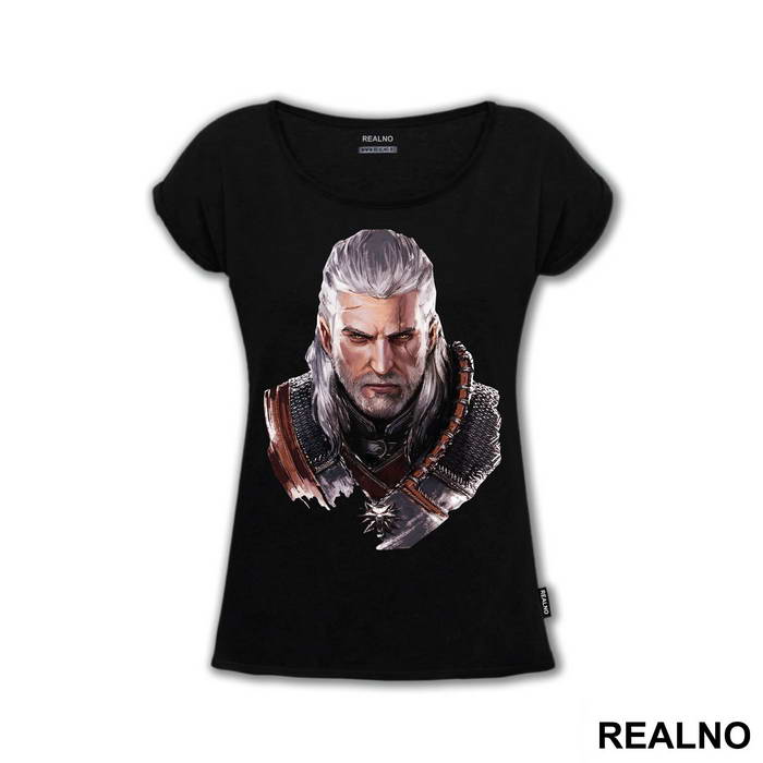 Geralt of Rivia - Drawing - The Witcher - Majica