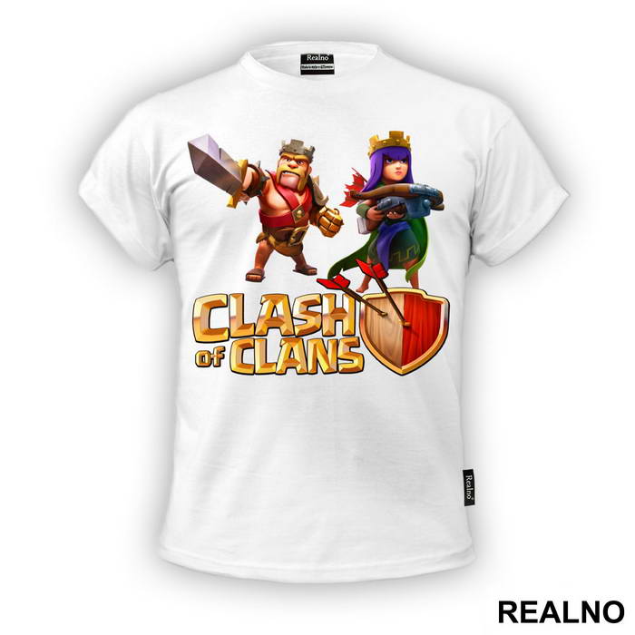 King and Queen - Clash of Clans - Majica
