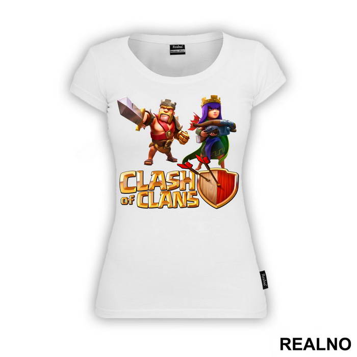 King and Queen - Clash of Clans - Majica