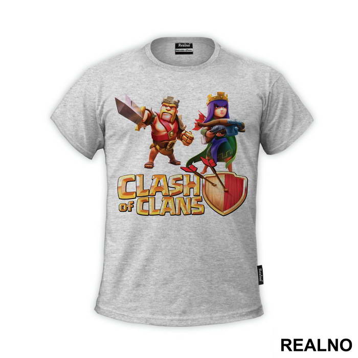 King and Queen - Clash of Clans - Majica