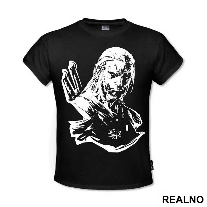 Geralt of Rivia - Sketch - The Witcher - Majica