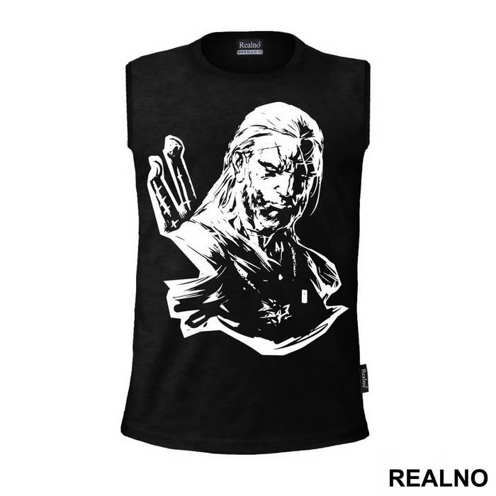 Geralt of Rivia - Sketch - The Witcher - Majica