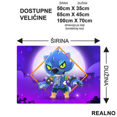 Werewolf Leon - Brawl Stars - Podmetač za sto