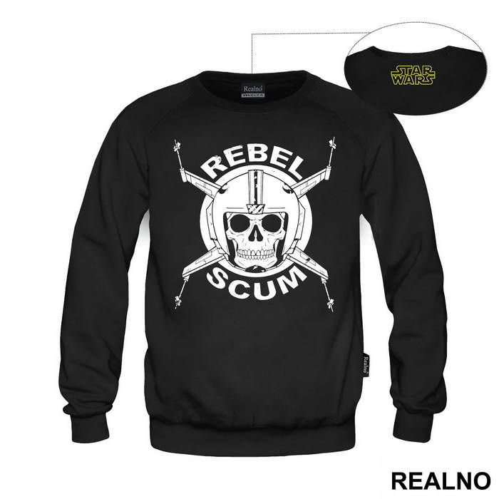 Rebel Scum - Skull - Star Wars - Majica